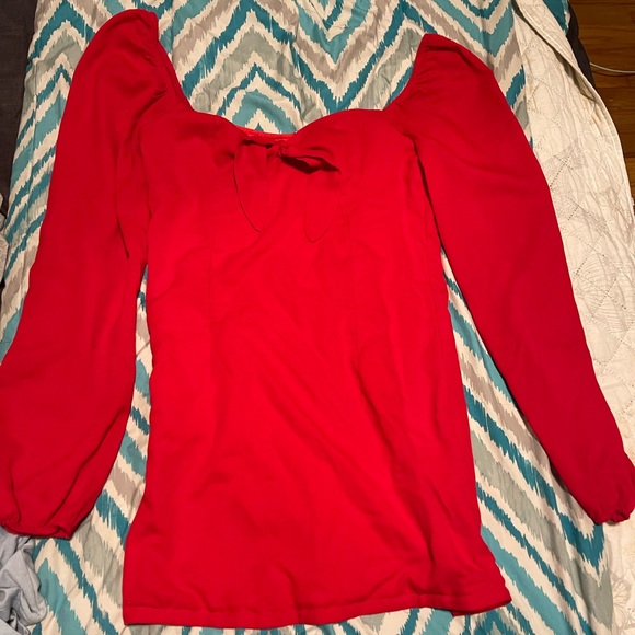 Fashion nova Sweet Sayings Mini Dress - Red - Picture 4 of 4